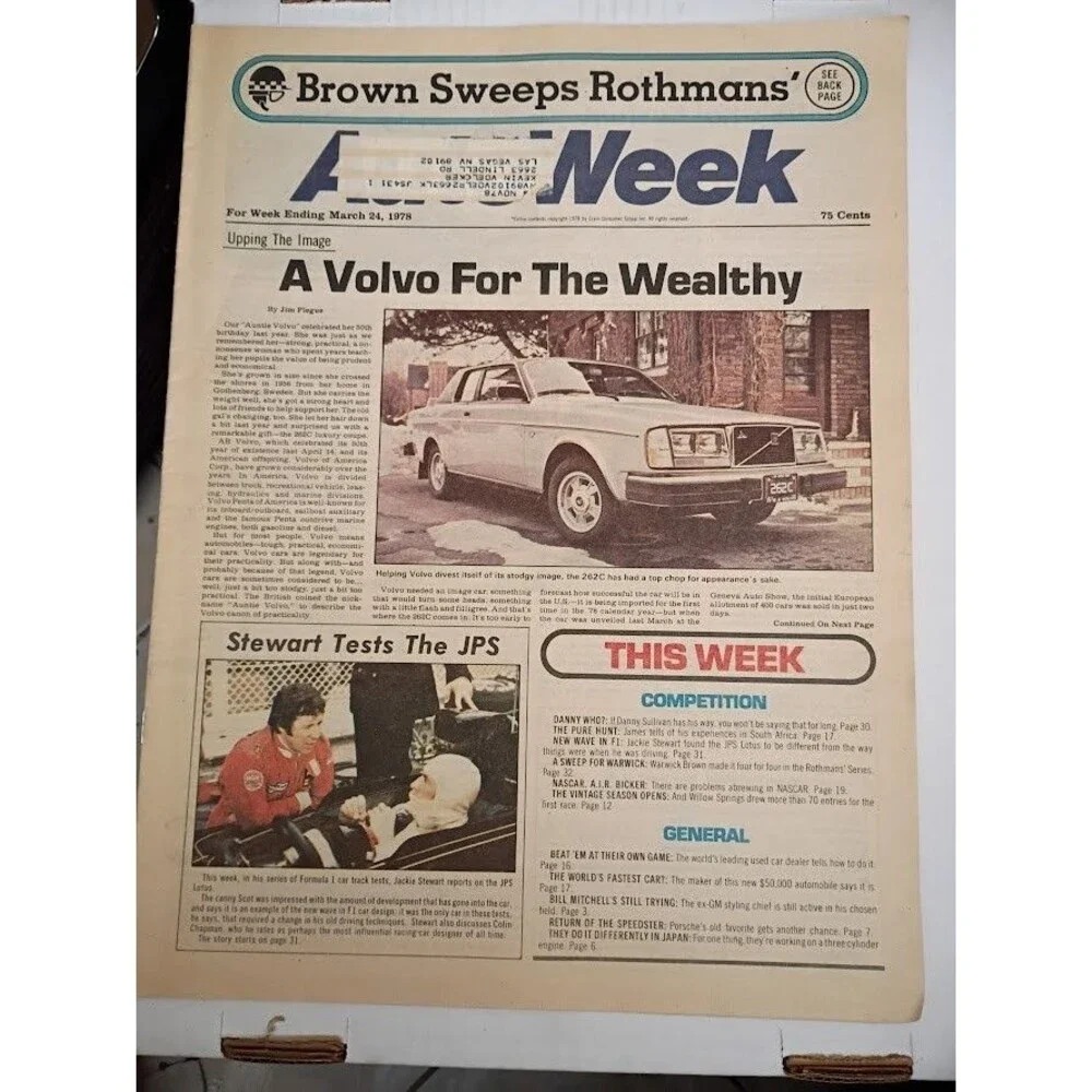 AutoWeek Magazine - March 24, 1978